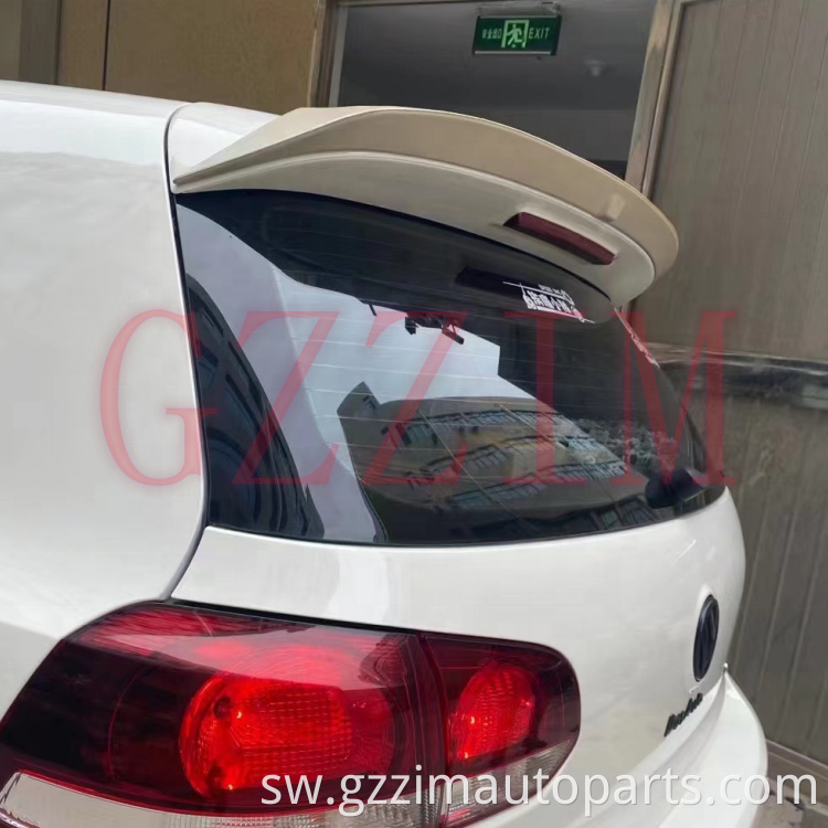 Exterior Accessories ABS CPlastic Rear Trunk Boot Wing Spoiler For Golf 6 GTI